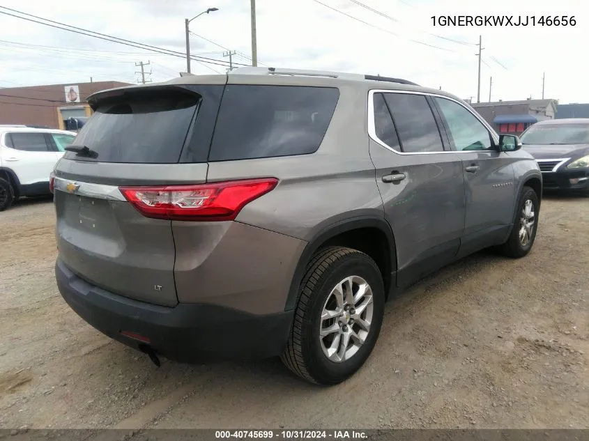 2018 Chevrolet Traverse 1Lt VIN: 1GNERGKWXJJ146656 Lot: 40745699