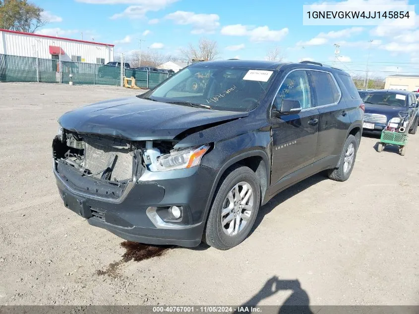 2018 Chevrolet Traverse 1Lt VIN: 1GNEVGKW4JJ145854 Lot: 40767001