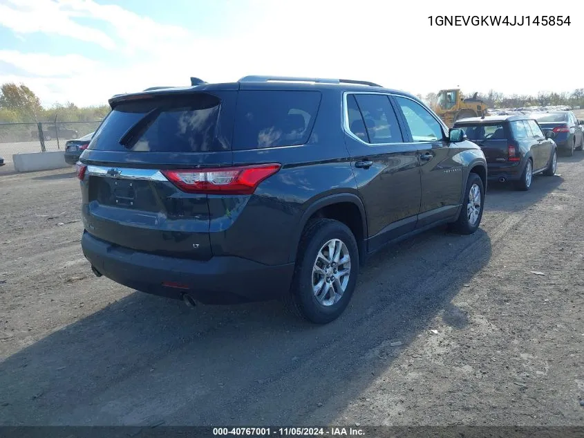 2018 Chevrolet Traverse 1Lt VIN: 1GNEVGKW4JJ145854 Lot: 40767001