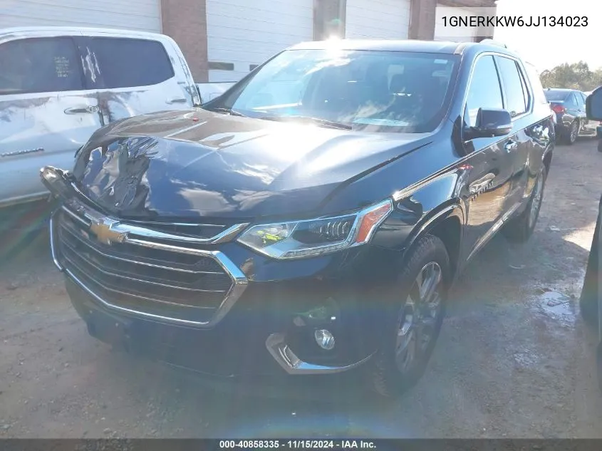 2018 Chevrolet Traverse Premier VIN: 1GNERKKW6JJ134023 Lot: 40858335