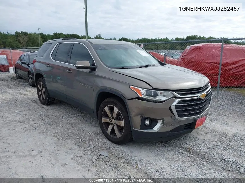 1GNERHKWXJJ282467 2018 Chevrolet Traverse 3Lt