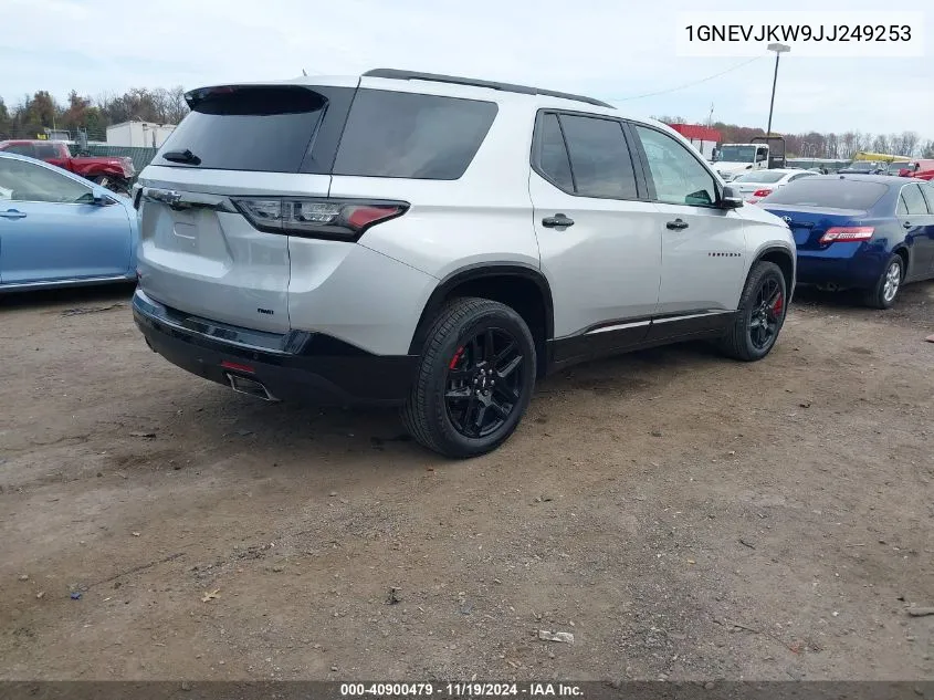 1GNEVJKW9JJ249253 2018 Chevrolet Traverse Premier