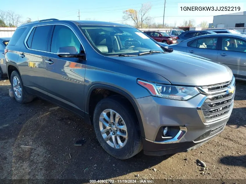 2018 Chevrolet Traverse 1Lt VIN: 1GNERGKW3JJ252219 Lot: 40902773