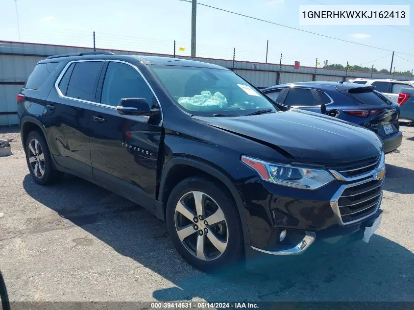 2019 Chevrolet Traverse 3Lt VIN: 1GNERHKWXKJ162413 Lot: 39414631