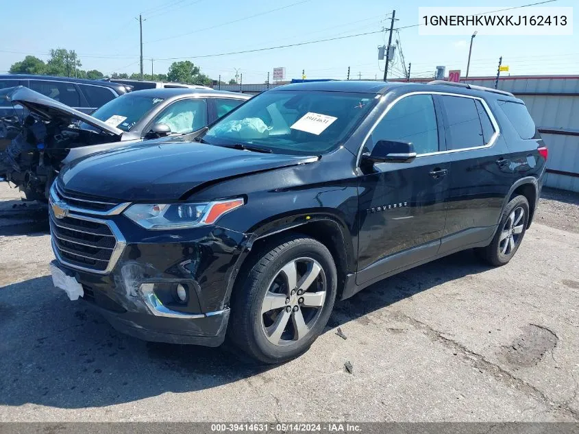 2019 Chevrolet Traverse 3Lt VIN: 1GNERHKWXKJ162413 Lot: 39414631