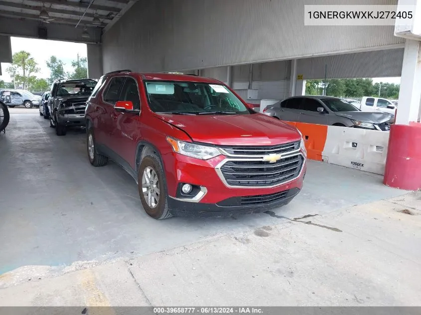 1GNERGKWXKJ272405 2019 Chevrolet Traverse 1Lt