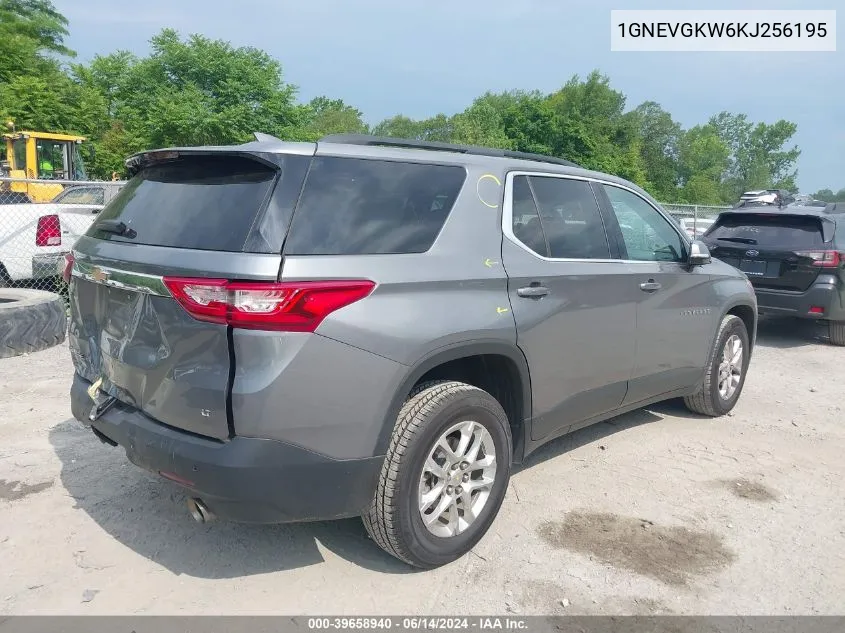 1GNEVGKW6KJ256195 2019 Chevrolet Traverse 1Lt