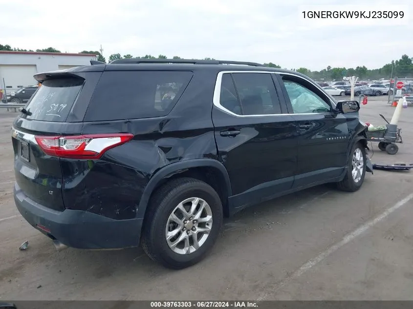 1GNERGKW9KJ235099 2019 Chevrolet Traverse 1Lt