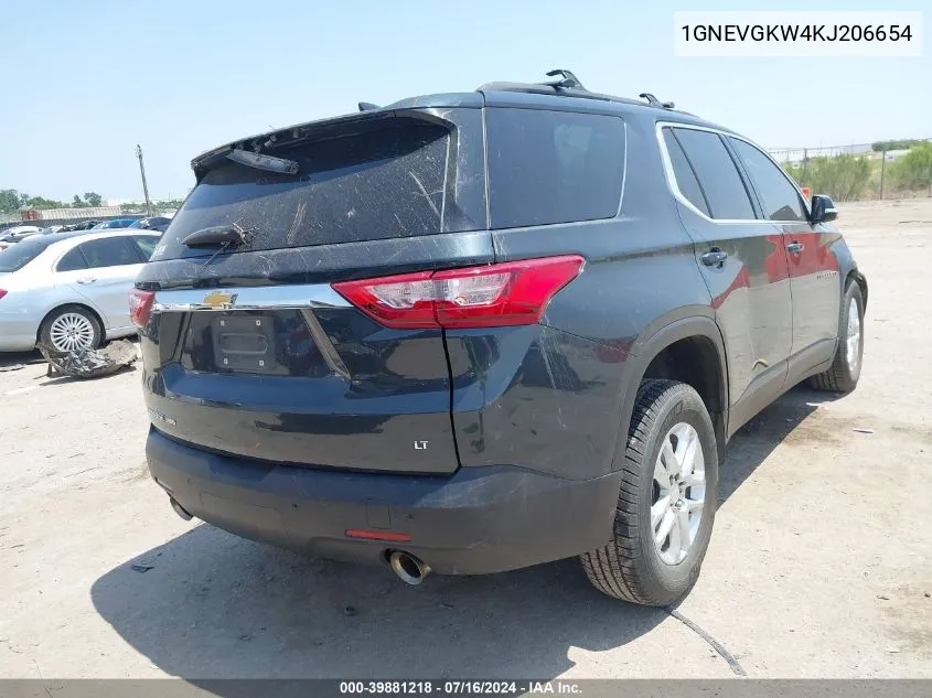 1GNEVGKW4KJ206654 2019 Chevrolet Traverse 1Lt