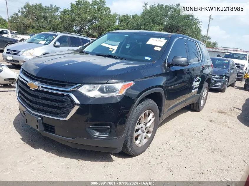 1GNERFKW1KJ218985 2019 Chevrolet Traverse Ls