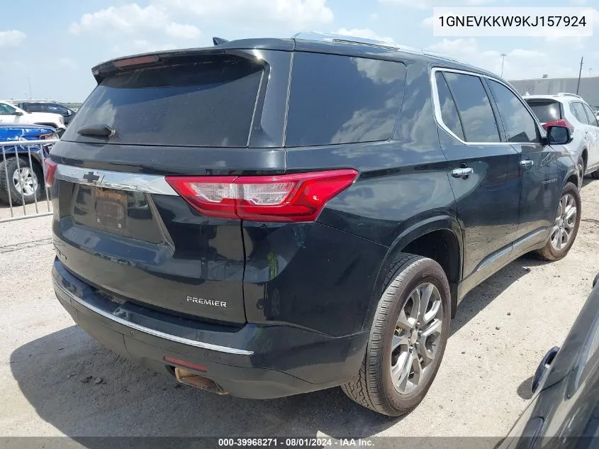 1GNEVKKW9KJ157924 2019 Chevrolet Traverse Premier