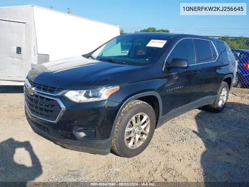 1GNERFKW2KJ256645 2019 Chevrolet Traverse Ls