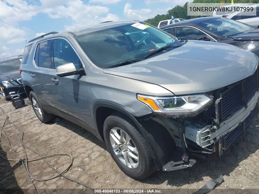 2019 Chevrolet Traverse 1Lt VIN: 1GNERGKW8KJ107999 Lot: 40048123