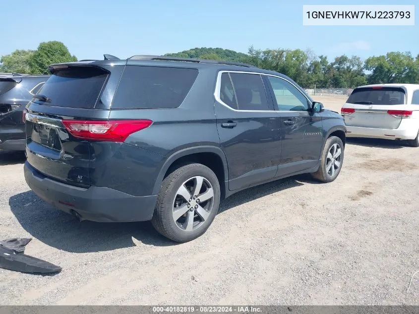 1GNEVHKW7KJ223793 2019 Chevrolet Traverse 3Lt