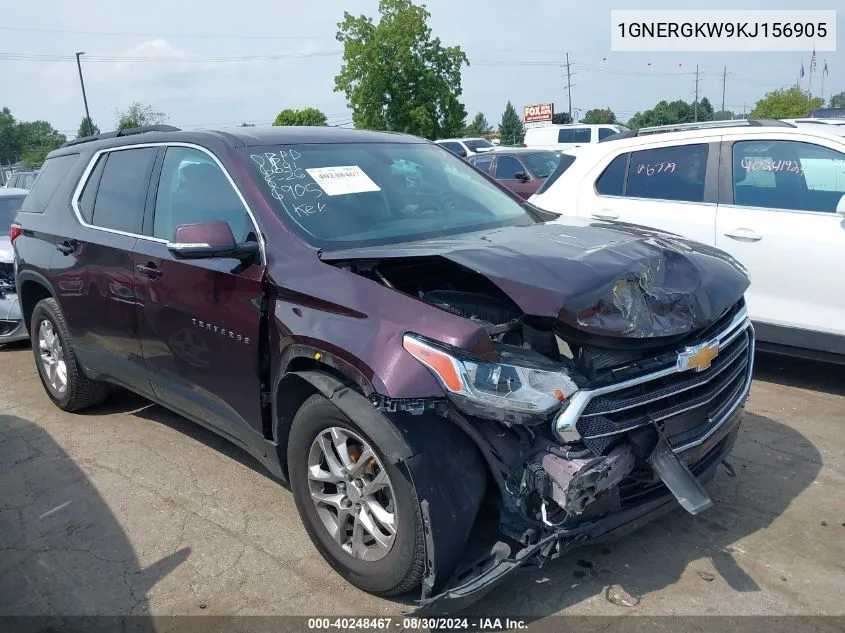 2019 Chevrolet Traverse 1Lt VIN: 1GNERGKW9KJ156905 Lot: 40248467