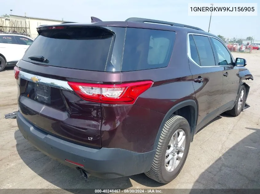 1GNERGKW9KJ156905 2019 Chevrolet Traverse 1Lt