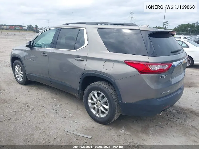 1GNERGKW6KJ169868 2019 Chevrolet Traverse 1Lt