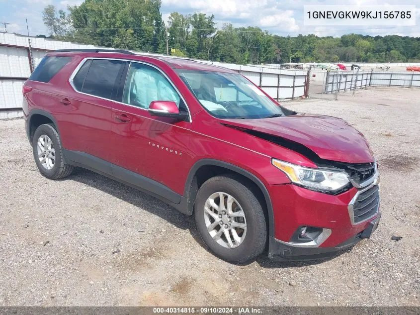 2019 Chevrolet Traverse 1Lt VIN: 1GNEVGKW9KJ156785 Lot: 40314815