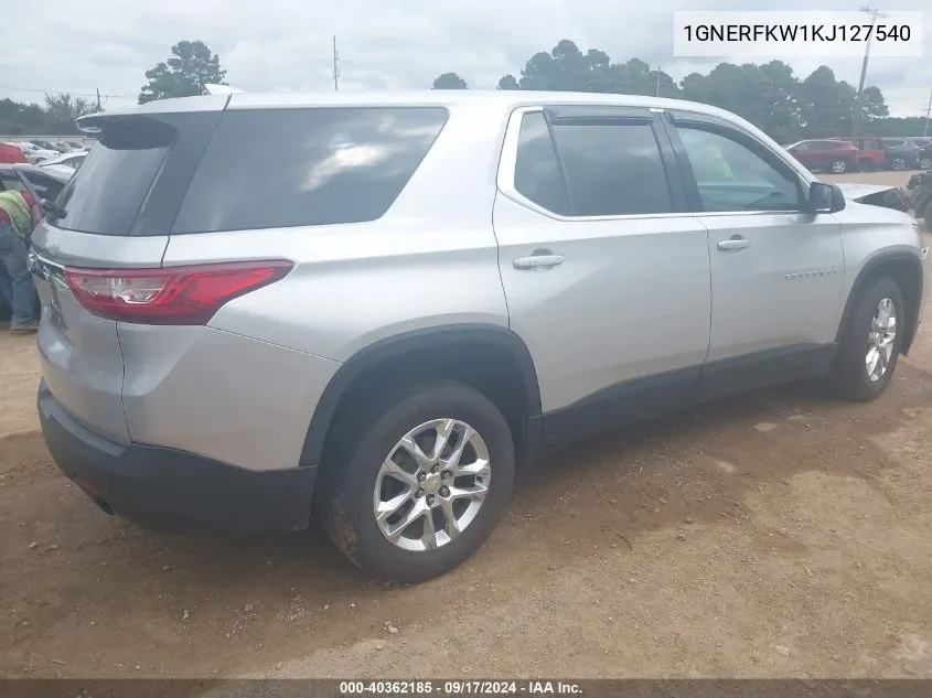 1GNERFKW1KJ127540 2019 Chevrolet Traverse Ls