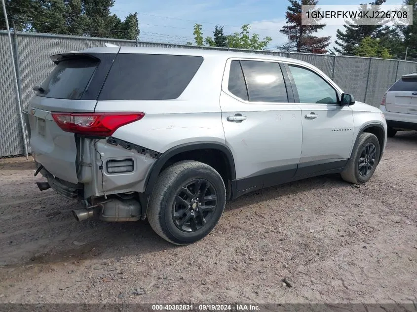 1GNERFKW4KJ226708 2019 Chevrolet Traverse Ls