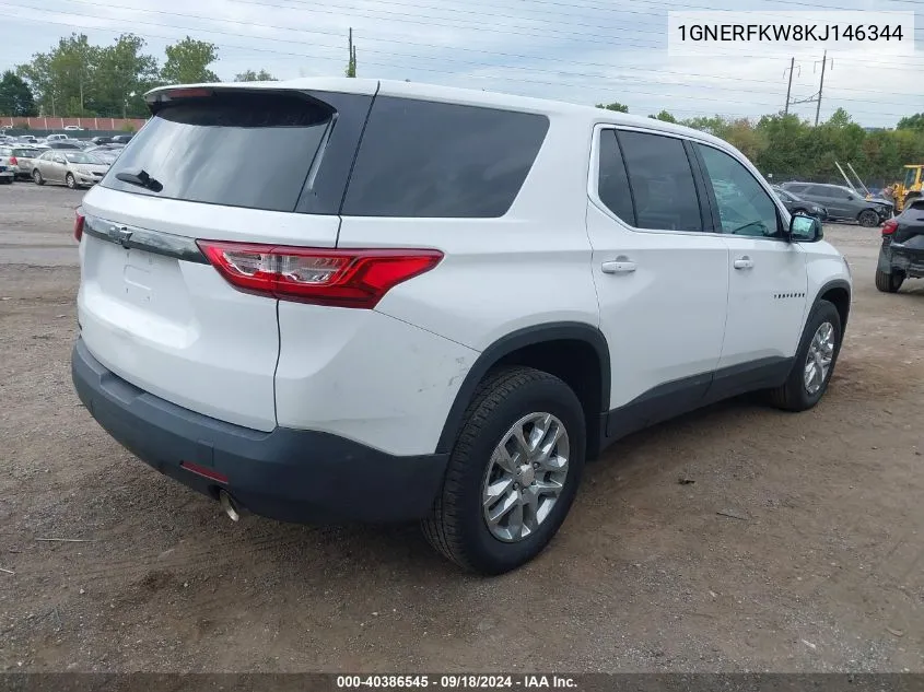 1GNERFKW8KJ146344 2019 Chevrolet Traverse Ls