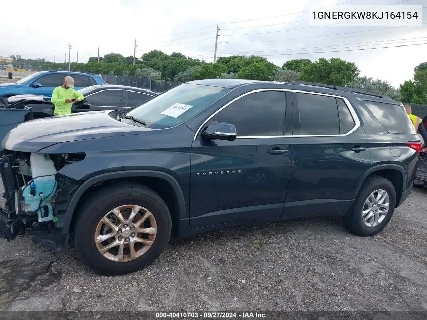 1GNERGKW8KJ164154 2019 Chevrolet Traverse 1Lt