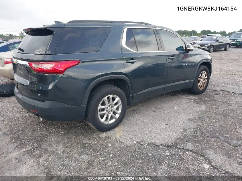 2019 Chevrolet Traverse 1Lt VIN: 1GNERGKW8KJ164154 Lot: 40410703