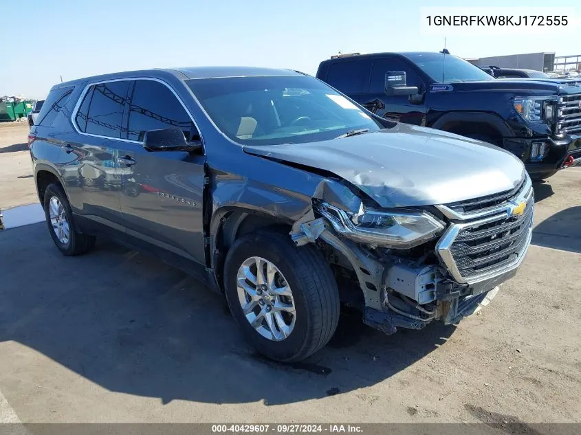 1GNERFKW8KJ172555 2019 Chevrolet Traverse Ls