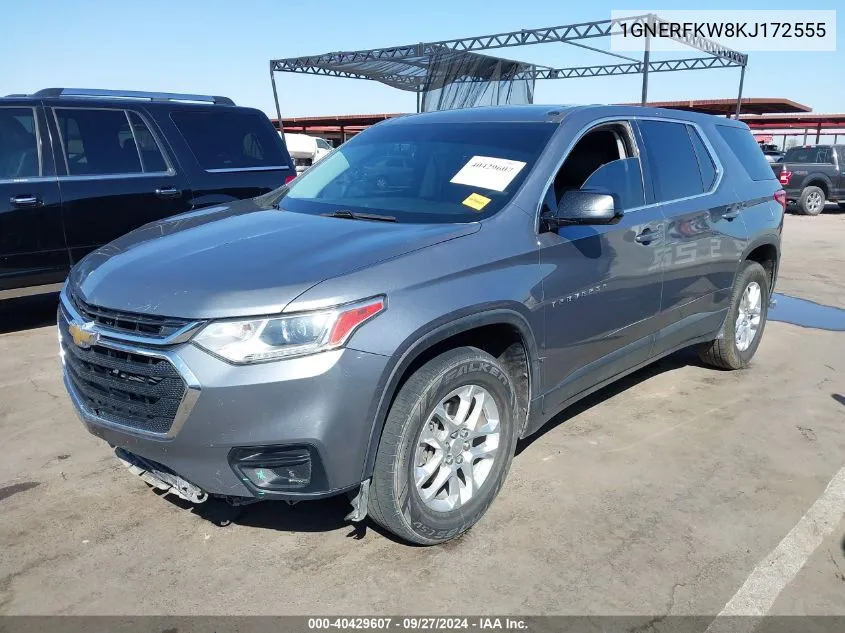 1GNERFKW8KJ172555 2019 Chevrolet Traverse Ls