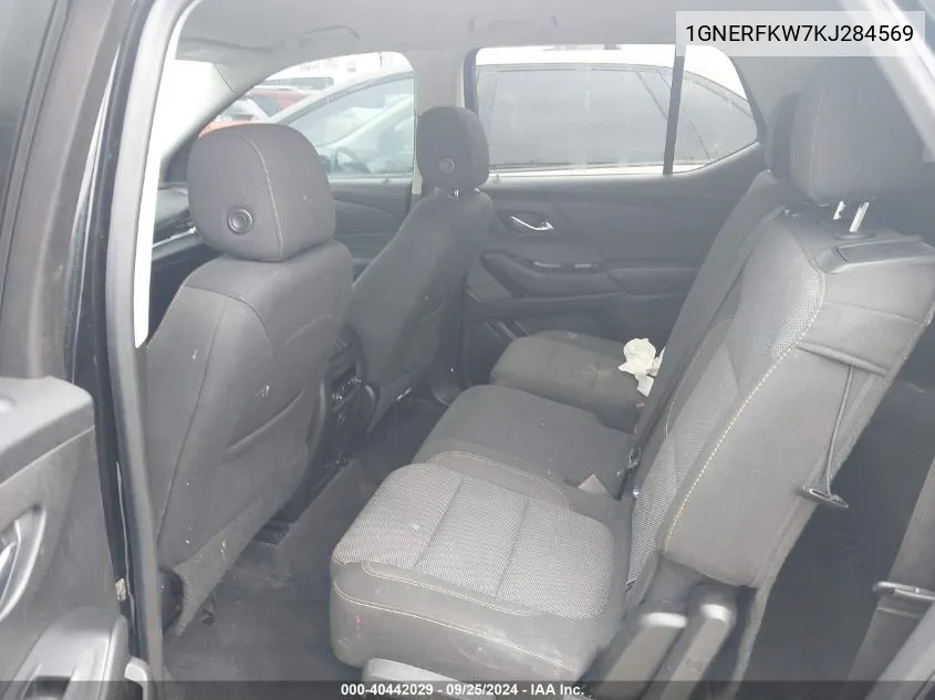 1GNERFKW7KJ284569 2019 Chevrolet Traverse Ls