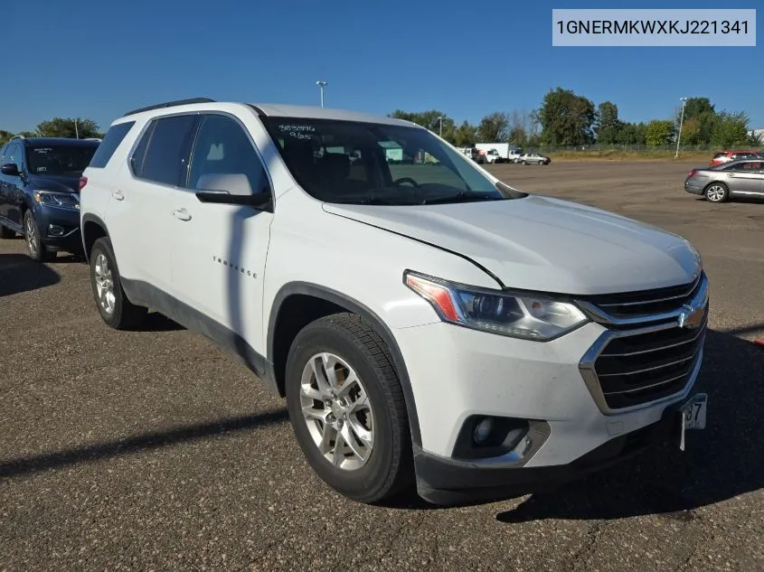 1GNERMKWXKJ221341 2019 Chevrolet Traverse Lt