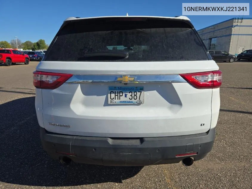 1GNERMKWXKJ221341 2019 Chevrolet Traverse Lt