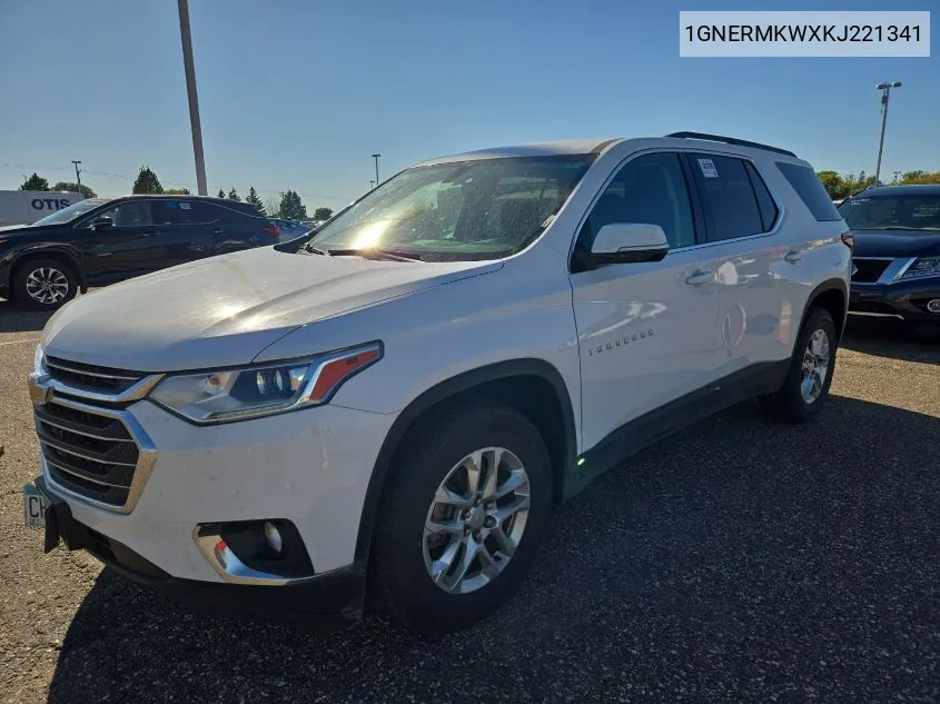 1GNERMKWXKJ221341 2019 Chevrolet Traverse Lt