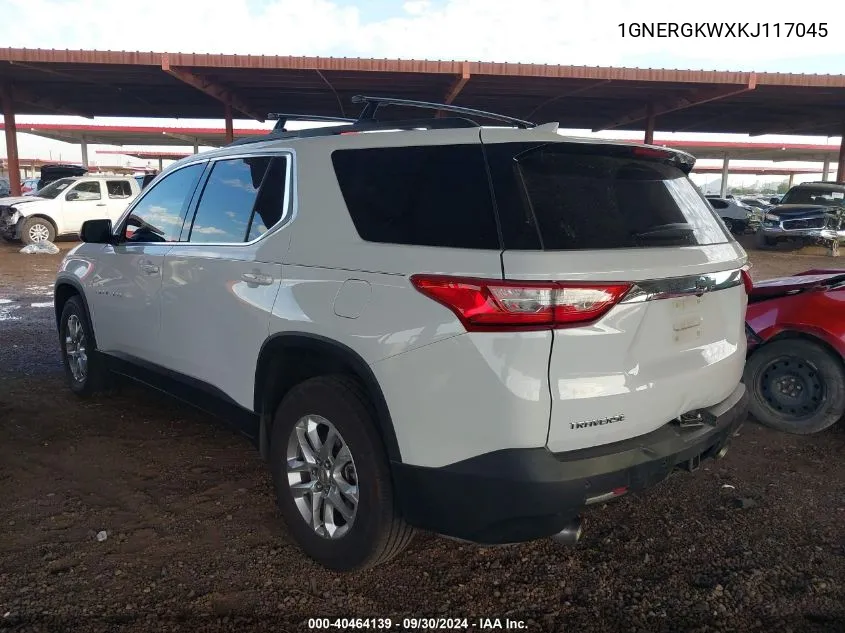 1GNERGKWXKJ117045 2019 Chevrolet Traverse Lt