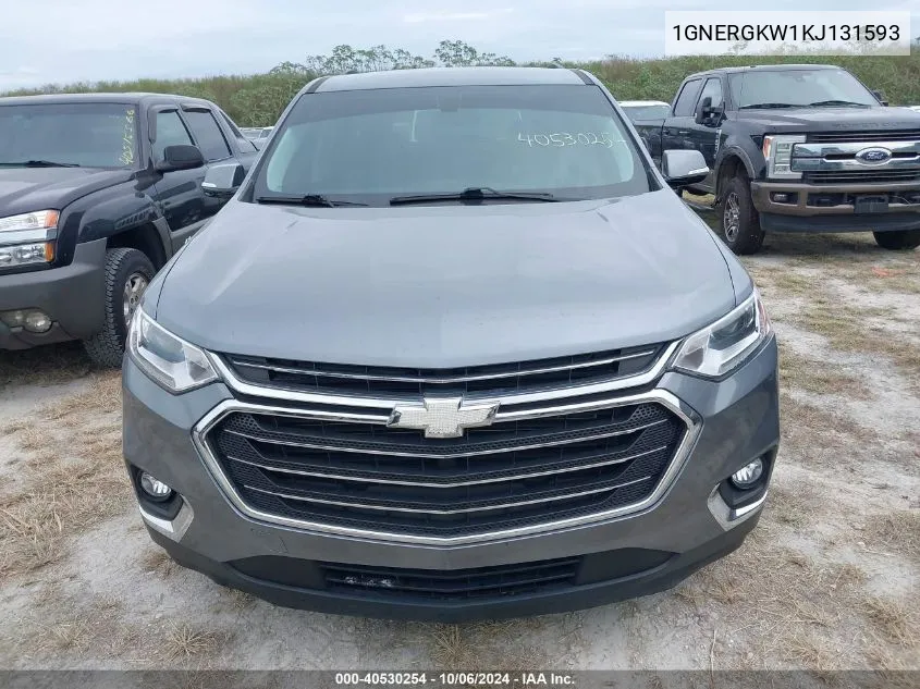 2019 Chevrolet Traverse Lt VIN: 1GNERGKW1KJ131593 Lot: 40530254