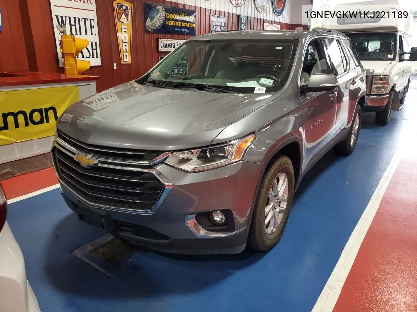 2019 Chevrolet Traverse 1Lt VIN: 1GNEVGKW1KJ221189 Lot: 40531909