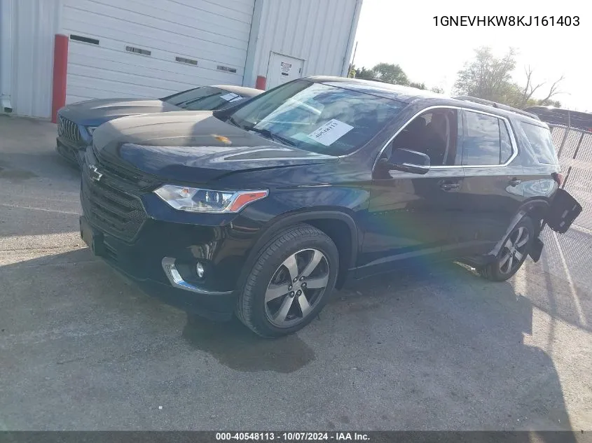 1GNEVHKW8KJ161403 2019 Chevrolet Traverse 3Lt