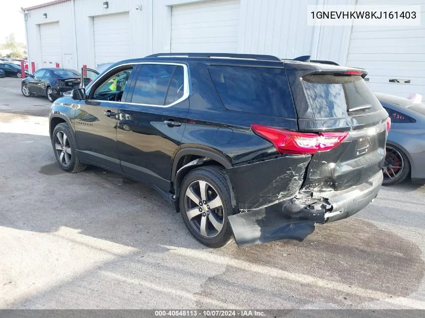 2019 Chevrolet Traverse 3Lt VIN: 1GNEVHKW8KJ161403 Lot: 40548113