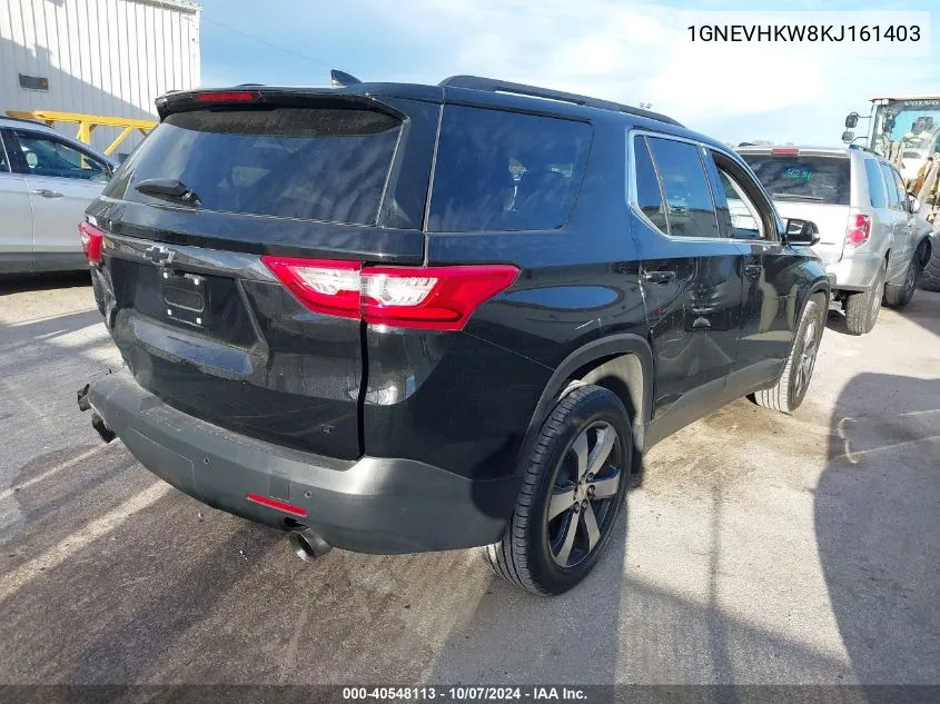 1GNEVHKW8KJ161403 2019 Chevrolet Traverse 3Lt