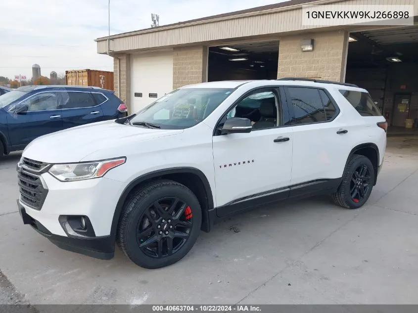 2019 Chevrolet Traverse Premier VIN: 1GNEVKKW9KJ266898 Lot: 40663704