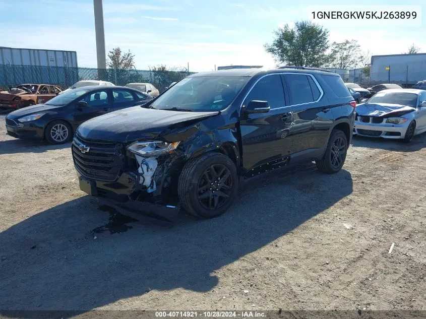 2019 Chevrolet Traverse 1Lt VIN: 1GNERGKW5KJ263899 Lot: 40714921