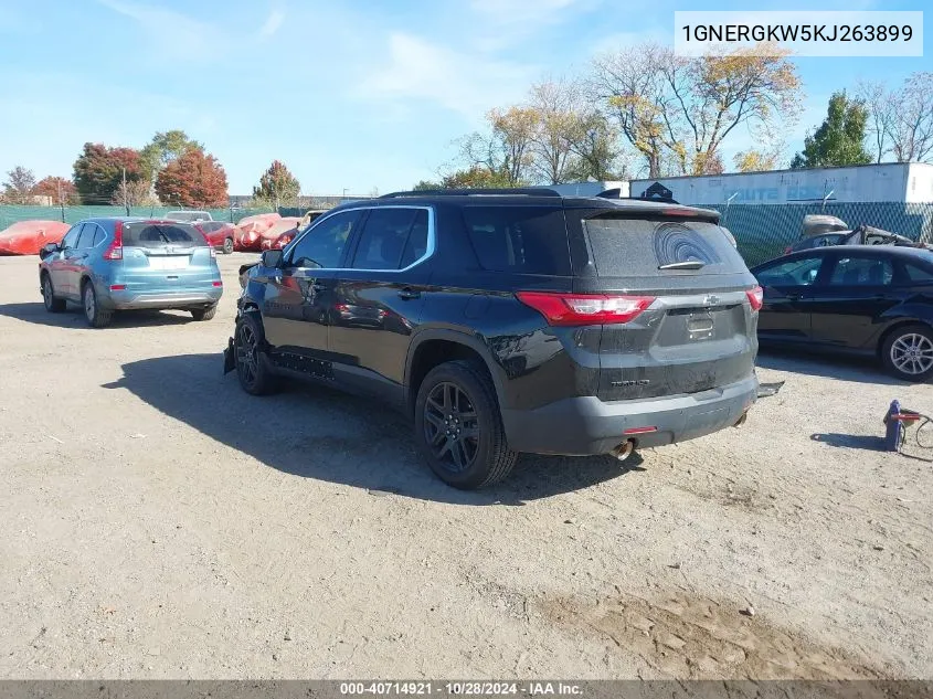 2019 Chevrolet Traverse 1Lt VIN: 1GNERGKW5KJ263899 Lot: 40714921