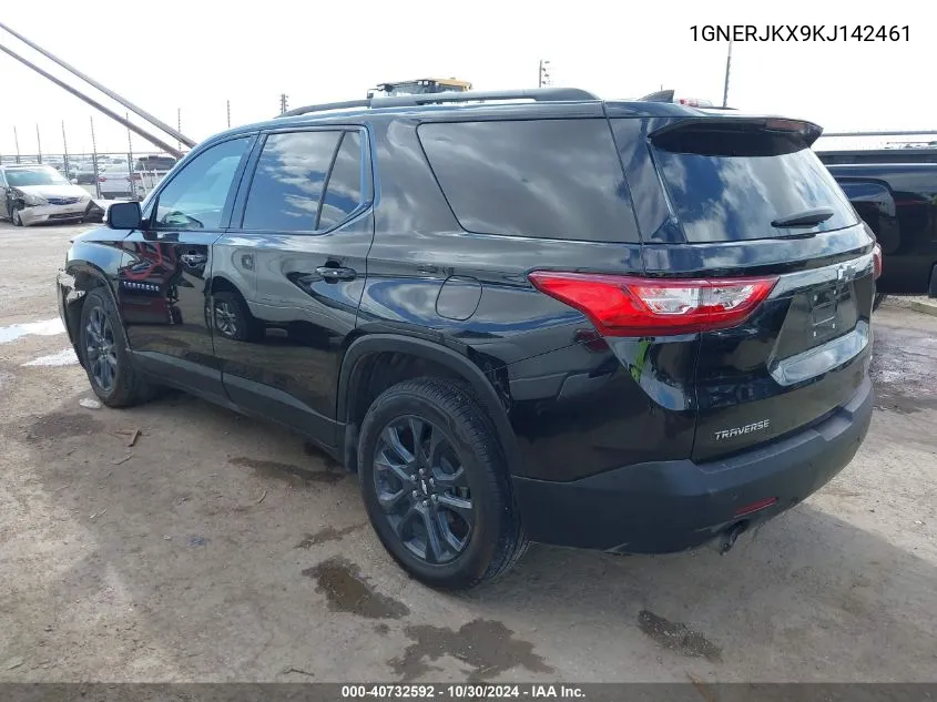 1GNERJKX9KJ142461 2019 Chevrolet Traverse Rs