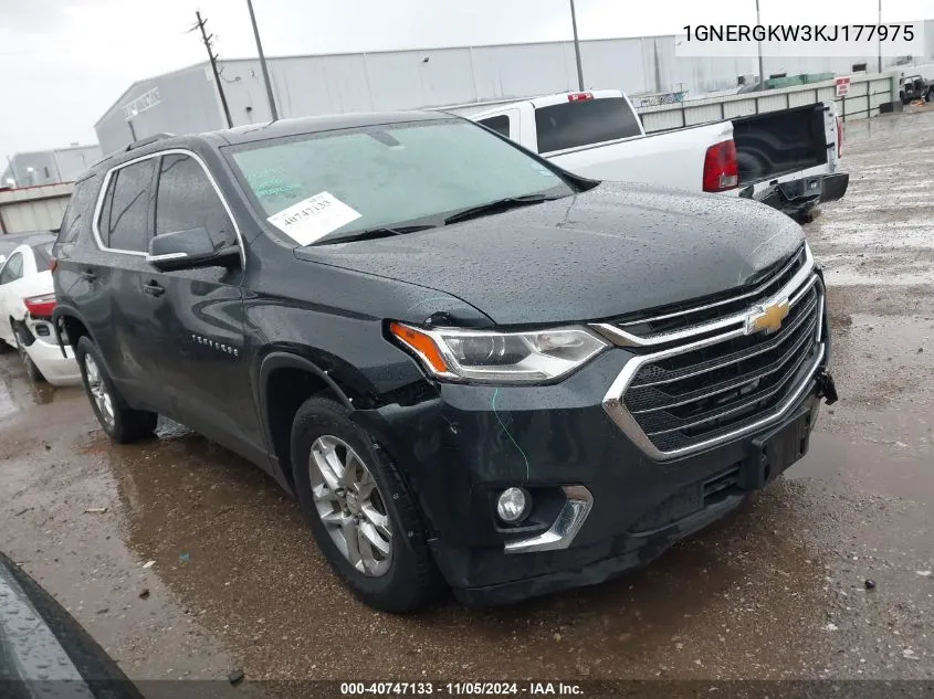 2019 Chevrolet Traverse 1Lt VIN: 1GNERGKW3KJ177975 Lot: 40747133