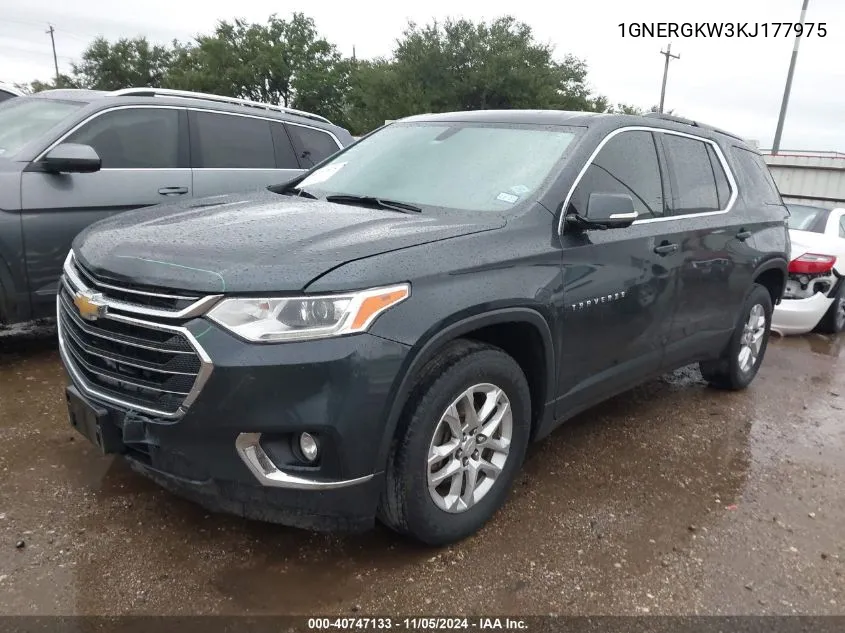 2019 Chevrolet Traverse 1Lt VIN: 1GNERGKW3KJ177975 Lot: 40747133