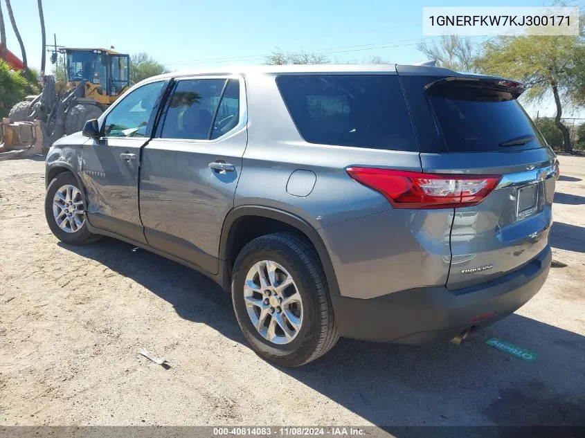 1GNERFKW7KJ300171 2019 Chevrolet Traverse Ls