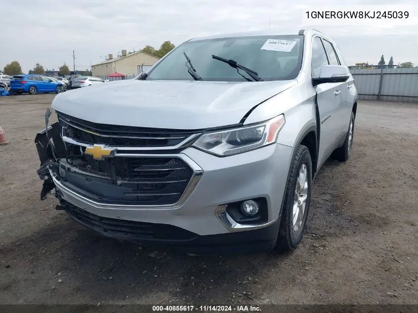 2019 Chevrolet Traverse 1Lt VIN: 1GNERGKW8KJ245039 Lot: 40855617