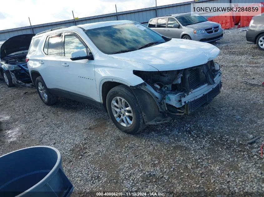 2019 Chevrolet Traverse 1Lt VIN: 1GNEVGKW5KJ284859 Lot: 40856210