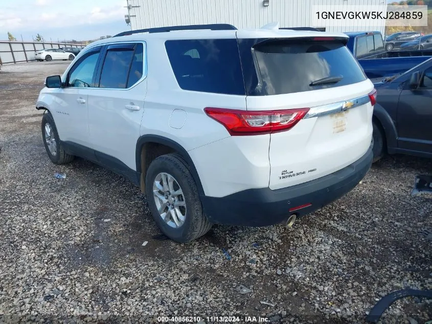 2019 Chevrolet Traverse 1Lt VIN: 1GNEVGKW5KJ284859 Lot: 40856210