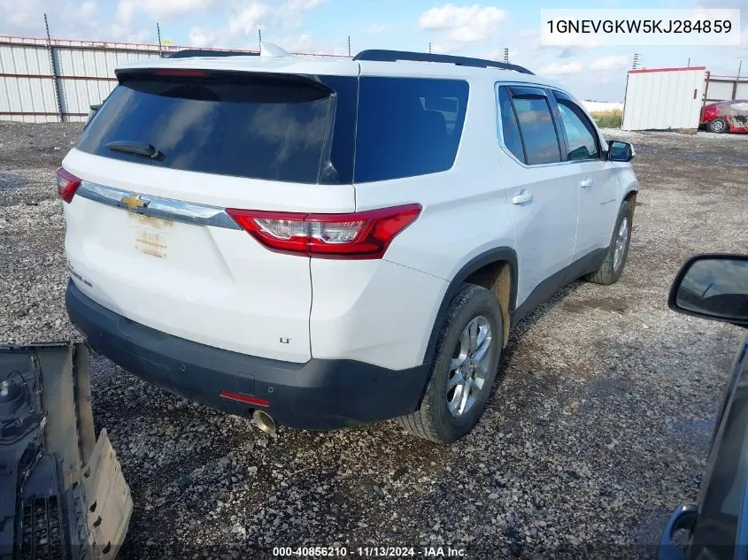 2019 Chevrolet Traverse 1Lt VIN: 1GNEVGKW5KJ284859 Lot: 40856210